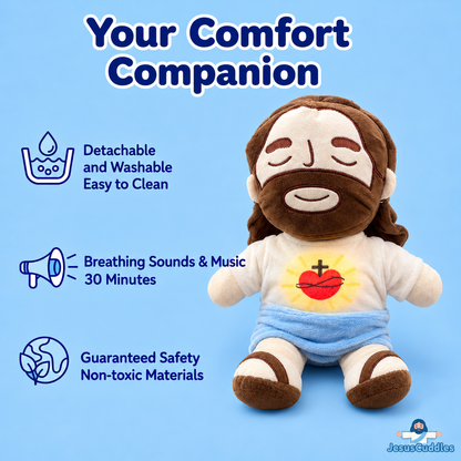 Breathing Jesus Plush for Sleep Better