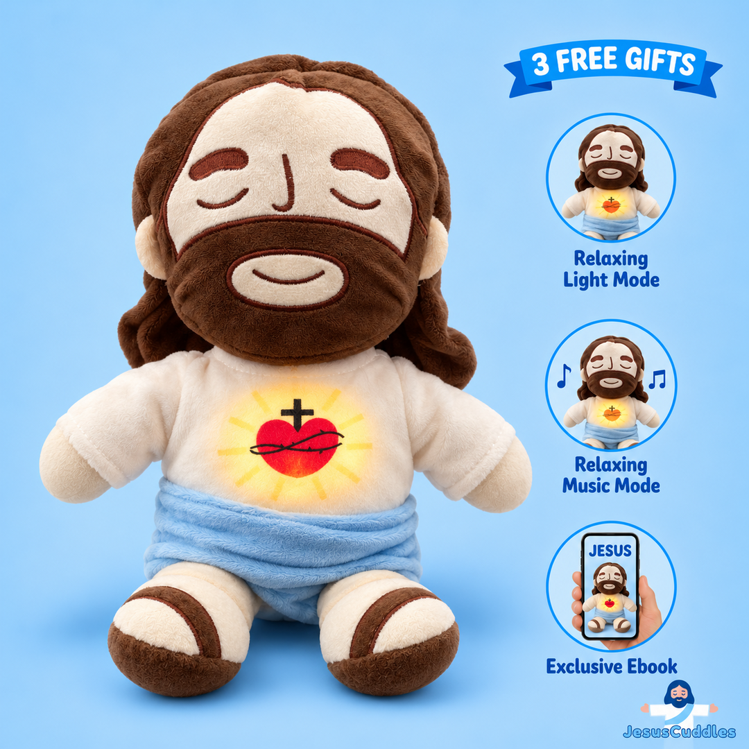 Breathing Jesus Plush for Sleep Better