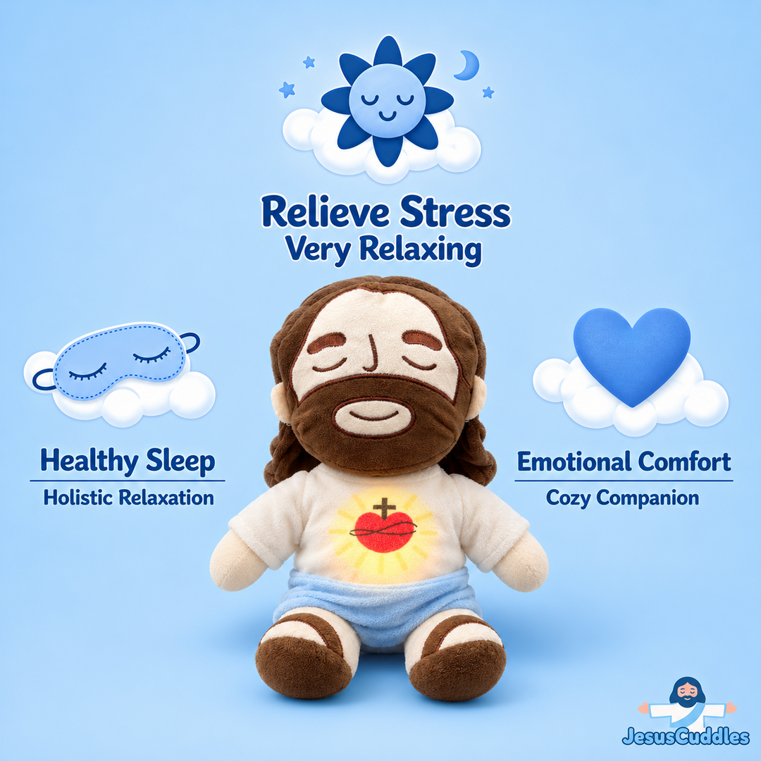 Breathing Jesus Plush for Sleep Better
