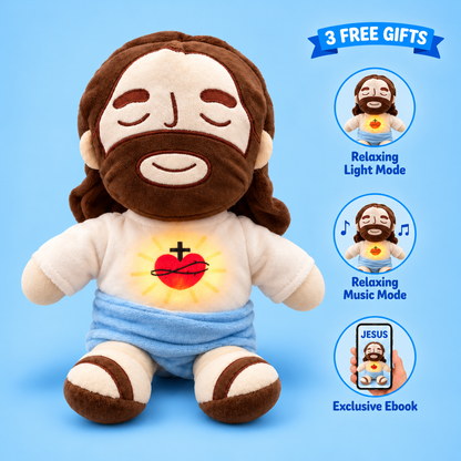 Breathing Jesus Plush for Sleep Better