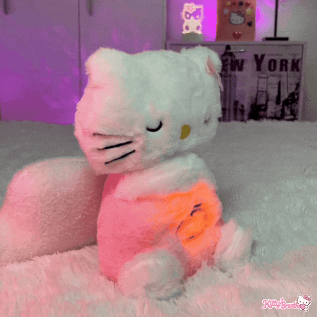 Breathing Kitty Plush for Better Sleep